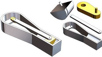 4: SolidWorks Tutorial #0004: crank and piston basic engine