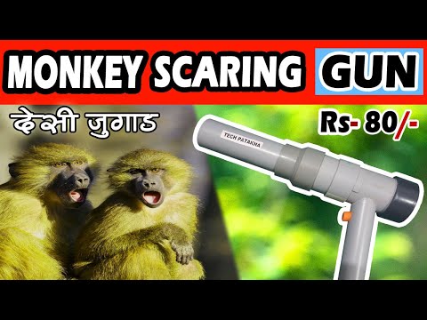 बन्दर भगाने का देसी तरीका | Monkey Scare Gun | Monkey Bhagane ka Tarika | Potato Gun