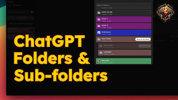 Folder and Subfolders in Superpower ChatGPT