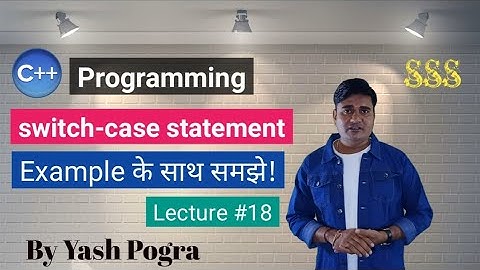 C++ switch statement | What is switch in C++ with example | switch statement c++
