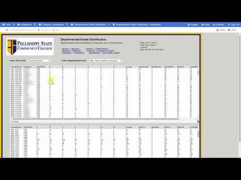 Grade Distribution Tutorial