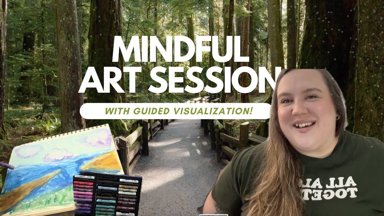 Mindful Pastel Art Session + Guided Visualization - YouTube