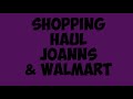 Live Shopping Haul from Joanns, and Walmart and  new sublimation material