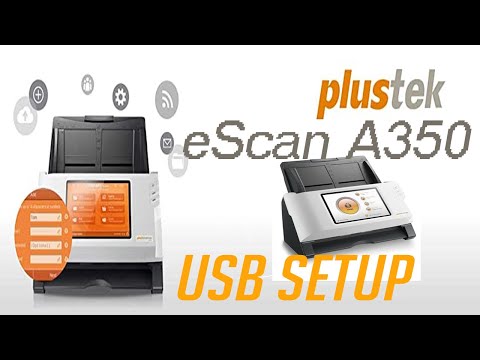 Plustek eScan A350 USB Setup