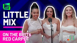 'We All Panicked On The Inside!' Little Mix On Almost Revealing Their Baby News | BRIT Awards