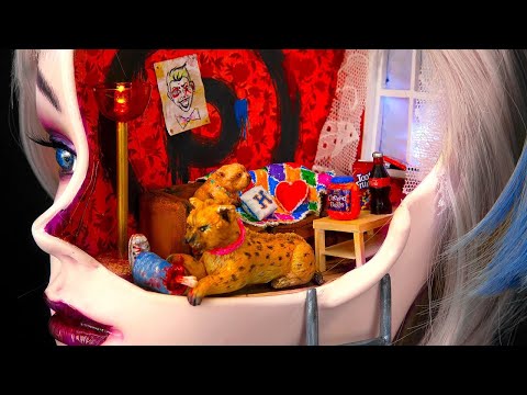 CRIE UMA MINIATURA DO QUARTO DA HARLEY QUINN DENTRO DA CABEÇA DELA!