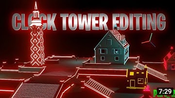 3D Clock Tower Editing Tutorial On MobileII Prisma 3d || Model Pack || ( Part - 1)