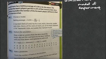 7th grade lesson 12.2 experimental probability of simple events