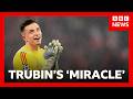 Anatoliy Trubin on that Champions League goal, Mourinho's reaction and the Ukraine War | BBC News