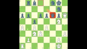 Queen Sacrifice FOR Checkmate.