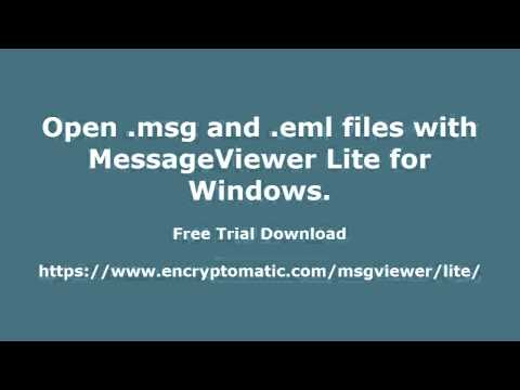 How to Save An Outlook Email As .MSG File