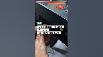 Updating Roland XPS10 to Version 1.03 #keyboardist #music #rolandxps