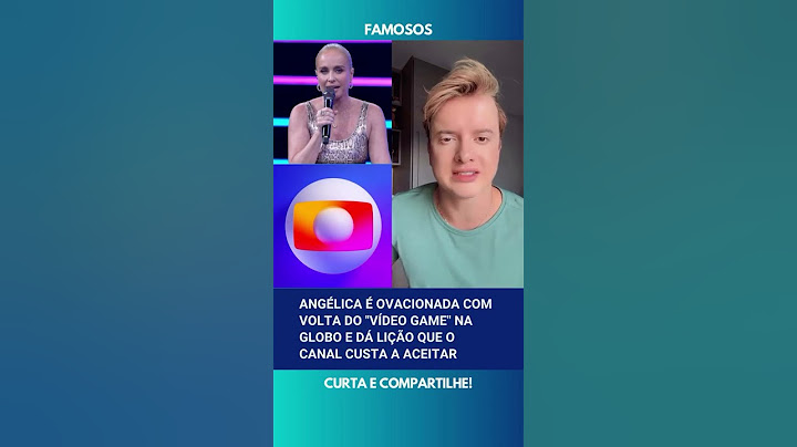 🚨 Angélica is applauded with the return of Vídeo Game on Globo and gives a lesson that the channe...