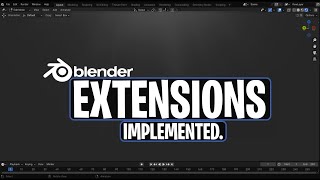 Blender 4.2 - Extensions Finally Implemented! by askNK 19,816 views 2 weeks ago 9 minutes, 16 seconds