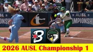 Chicago Bandits vs Utah Talons Softball Highlights, 2026 AUSL Championship Game 1