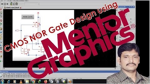 #CMOS #NOR gate design and implementation using Mentor Graphics tool.
