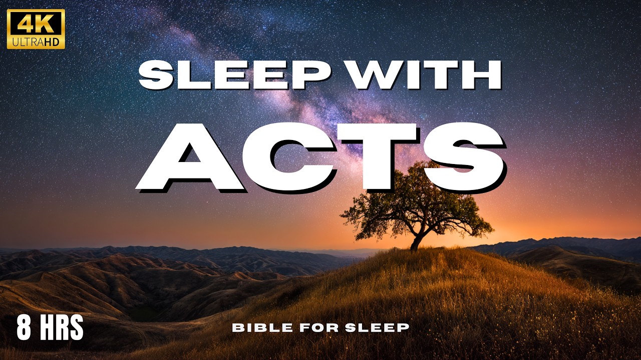 The Book of Acts (Full) | 8 Hours of Scripture for Sleep, Relaxation & Healing