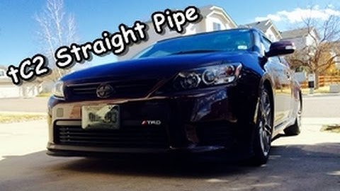 Scion tC Straight Pipe - Revs - Flyby - Driveby
