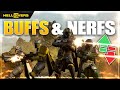 Helldivers 2 Huge New 24 Buffs &amp; Nerfs In Update