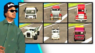 How to get all Trucks in GTA San Andreas? (All Locations)