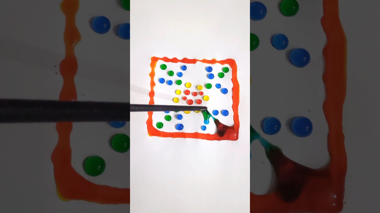 🎨🟣🖌️ Setisfying Colour Drop Mixing🟡🟢 