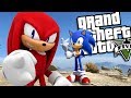 SONIC THE HEDGEHOG brings back KNUCKLES MOD (GTA 5 PC Mods Gameplay)