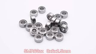 High precision stainless steel ball bearings SMR63ZZ 3x6x2.5mm