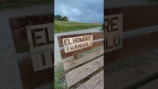 El banco del HOMBRE TRANQUILO. Galizano. Cantabria