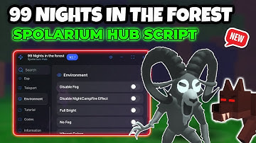 [AUTO FIRE🔥] SPOLARIUM HUB 99 NIGHTS IN THE FOREST SCRIPT AUTO COLLECT, AUTO WIN, BRING ITEMS & MORE