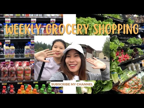 Weekly Grocery Shopping | Whitefish, Montana USA | Work and travel 2021