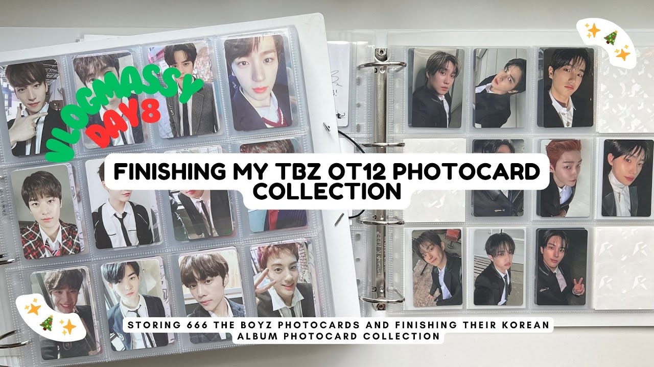 ✨ Vlogmassy! ✨ Day 8-storing tbz photocards and finishing my ot12 collection ~ we made it!