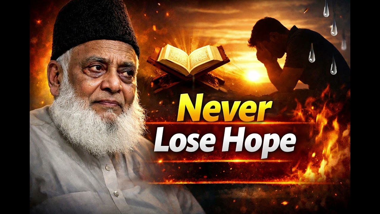 When Life Breaks You, Never Lose Hope | Dr Israr Ahmed