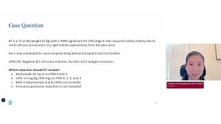 031  Transplant Immunosuppression for the Boards