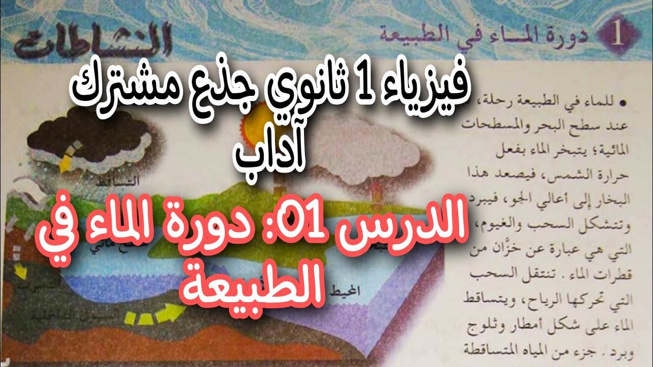 سنة اولى ثانوي جذع مشترك اداب