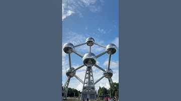 The Atomium – Brussel Shining Icon #atomium #brussels #tower #landmarks #iconicstructures #belgium