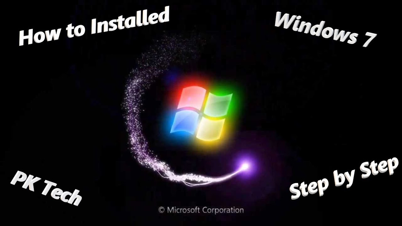 How to Install windows 7 - YouTube