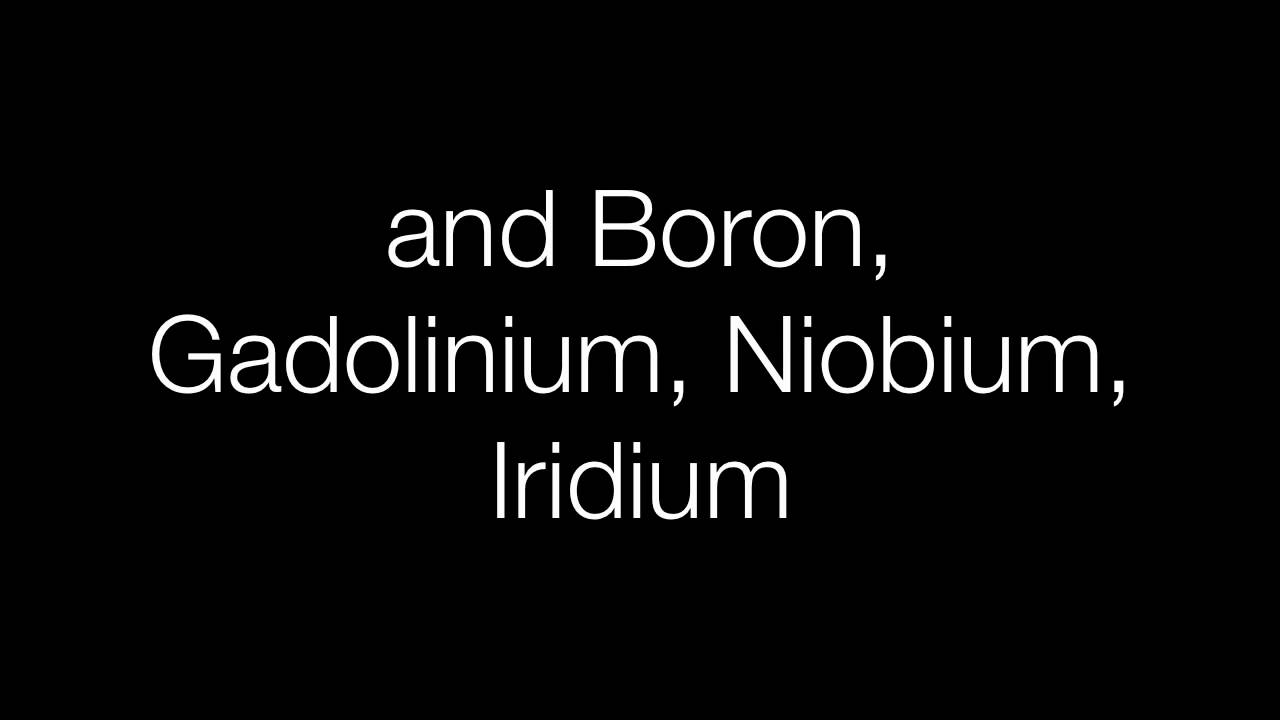 The Elements Song mov YouTube Music The elements song mov youtube music