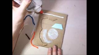 Cardboard Collograph Instructions 3rd grade