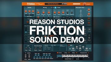 Reason Studios Friktion Rack Extension Sounds Demo (No Talking)