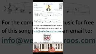 KM2 13. Donauwellen Josef Ivanovich #shorts #keyboard #yamaha #sx700 #sheetmusic #music #musicscore