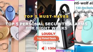 Don't Buy Top 5 Personal Security Alarms For Night Walks Before Watching This! - Rechargeable Loud P