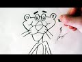 Como Desenhar a Pantera Cor-de-Rosa - (How to Draw The Pink Panther) - SLAY DESENHOS #335