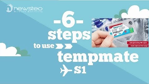 Newsteo Tempmate S1 user guide