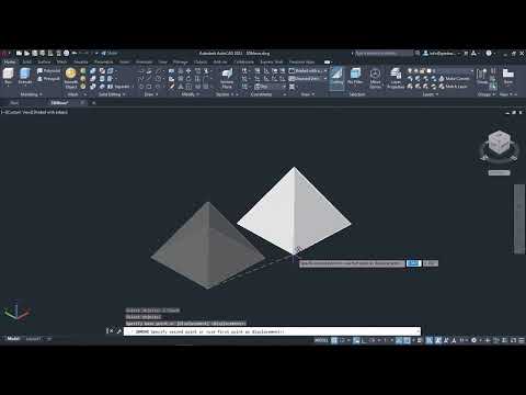 3D Move tool (AutoCAD 3D Tutorials)