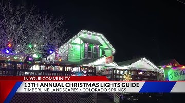 On the hunt for Christmas light displays? Timberline provides a local map