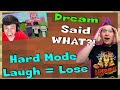 Minecraft, But If You Laugh You Lose REACTION! Dream & Crew Get WILD...