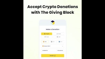 Get Started Accepting Crypto Donations with The Giving Block