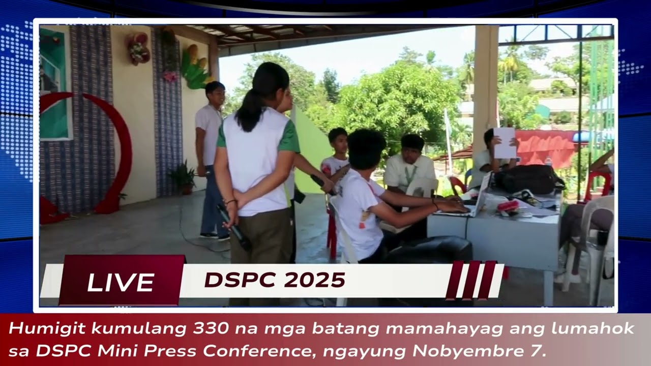 TINGNAN: Division Schools Press Conference Mini Press Con. sa Tanauan National High School