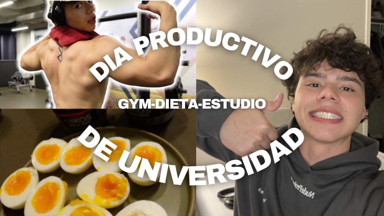 Un Dia Productivo Estudiando en Chicago | Balanceando Estudio, Gimnasio y Dieta