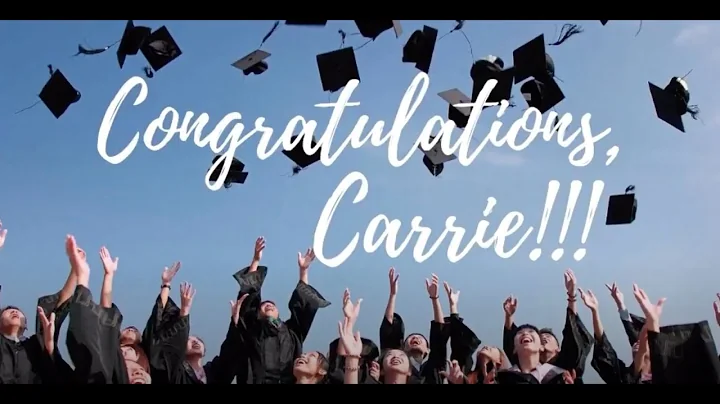 Congratulations, Carrie!
